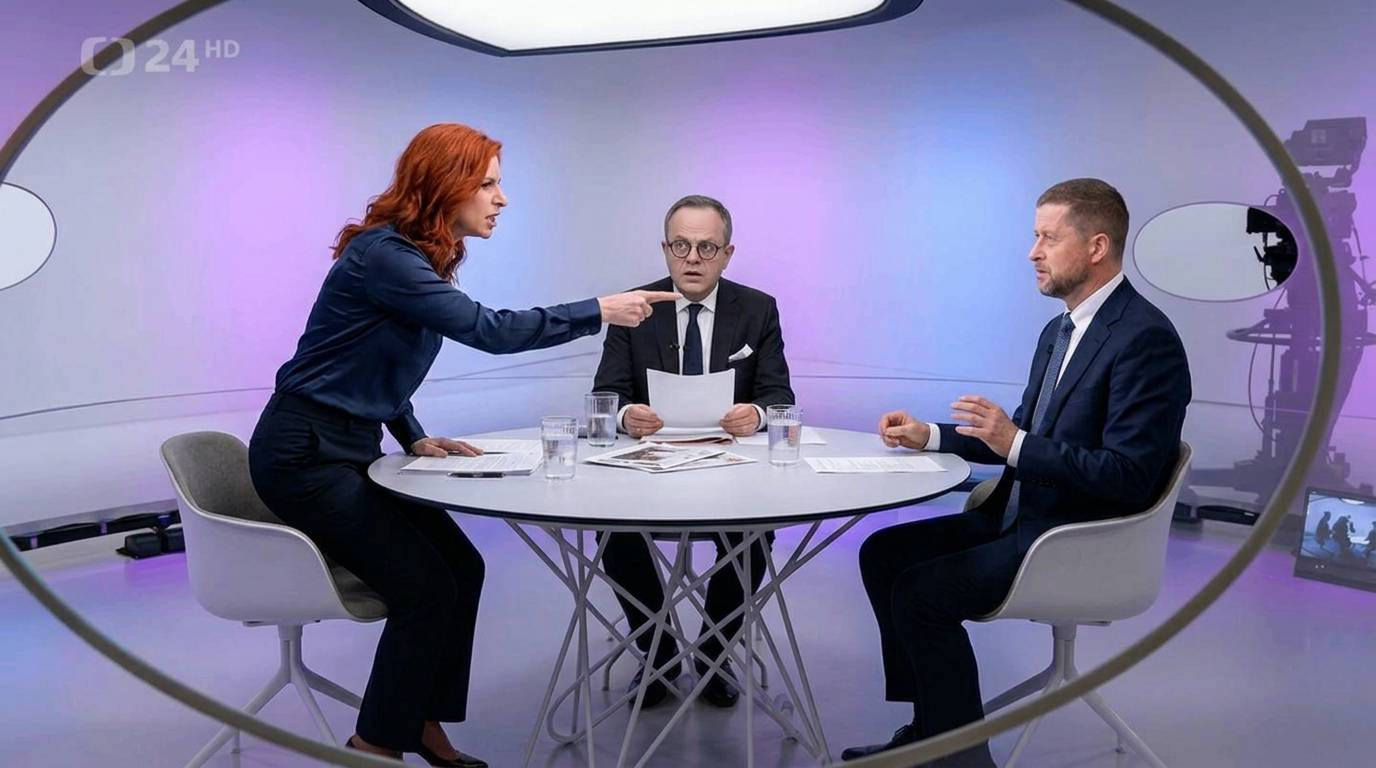 Nora Fridrichová a Aleš Michl v napjatém okamžiku